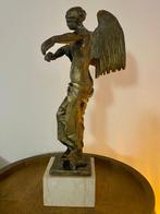 sculptuur, Vittoria Alata - 11 kg - 45 cm - Brons, Marmer