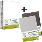 Textielpakket Hefbed 1 Molton + 2 Jersey hoeslakens - 1, Verzenden, Nieuw, Eenpersoons, Wit