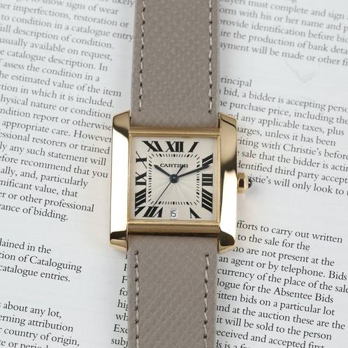Cartier - Tank Française - 1840 - Heren - 2000-2010, Sieraden, Tassen en Uiterlijk, Horloges | Heren