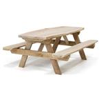 Eiken Robuuste Picknicktafel Natuur (afmetingen in overleg), Ophalen of Verzenden, Nieuw
