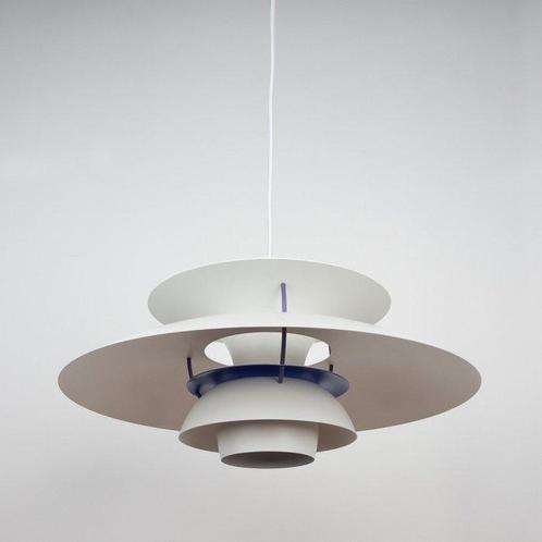 Poul Henningsen - Plafondlamp - PH5 - Aluminium, Antiek en Kunst, Antiek | Lampen