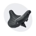 Voltano Drifter Fietszadel Wave 2.0 - Zwart, Verzenden, Nieuw