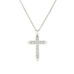 Crivelli - Halsketting - 18 karaat Witgoud - 0.09ct. tw. -, Nieuw