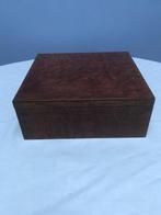 Sieradendoos - notenhout - opbergdoos, Antiek en Kunst