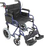Aidapt rolstoel blauw - opvouwbaar, Diversen, Rolstoelen, Nieuw, Verzenden
