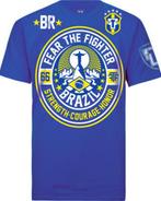 Fear the Fighter World Blood Line T-Shirts Katoen Blauw, Nieuw, Maat 46 (S) of kleiner, Blauw, Ophalen of Verzenden