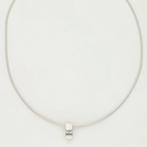 Halsketting - 14 karaat Witgoud Diamant (Natuurlijk), Sieraden, Tassen en Uiterlijk, Kettingen, Nieuw