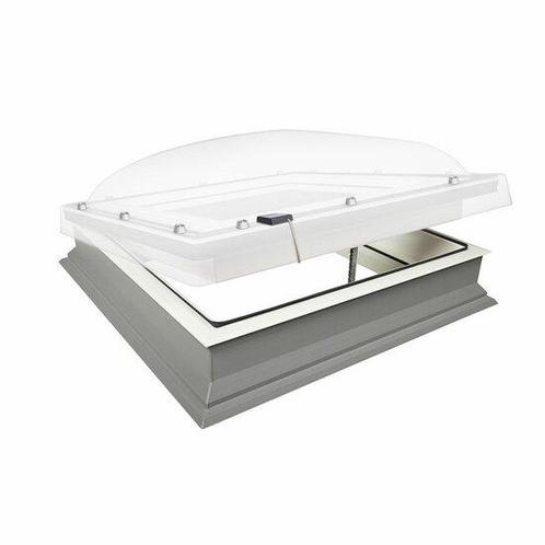 Fakro lichtkoepel elektrisch opaal DEC-M P2 90x90 cm, Doe-het-zelf en Verbouw, Glas en Ramen, Nieuw, 80 tot 120 cm, Dubbelglas