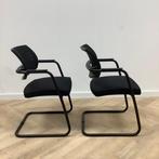 complete set van 2 stuks Sitland vergaderstoelen, zwart, Huis en Inrichting, Stoelen, Ophalen of Verzenden, Gebruikt, Zwart, Stof