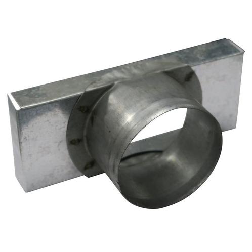 Einddeksel 220mm x 80mm met stuts (ronde aansluiting) 80mm, Doe-het-zelf en Verbouw, Ventilatie en Afzuiging, Nieuw, Verzenden