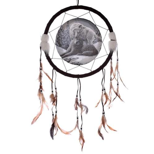 Dromenvanger wolf 33cm Lisa Parker - Snow kisses NIEUW, Huis en Inrichting, Woonaccessoires | Overige, Nieuw, Ophalen of Verzenden