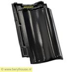 € 15,95 per m2 Gebakken dakpannen: OVH zwart mat verglaasd, Steen of Klei, Verzenden, Zwart, Nieuw