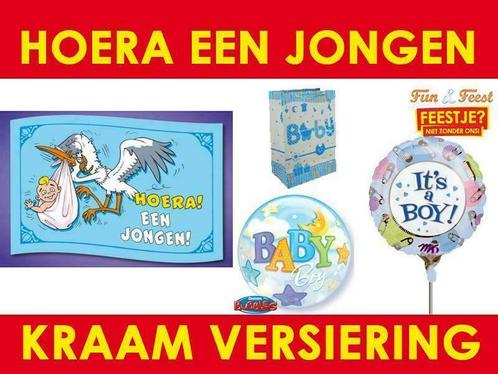 Geboorte versiering jongens - ruim aanbod & scherpe prijzen, Hobby en Vrije tijd, Feestartikelen, Geboorte of Huwelijk, Feestartikel