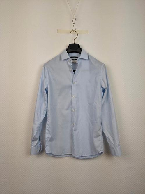 Jack & Jones Light Blue Slim Fit Shirt, Kleding | Heren, T-shirts, Nieuw, Verzenden
