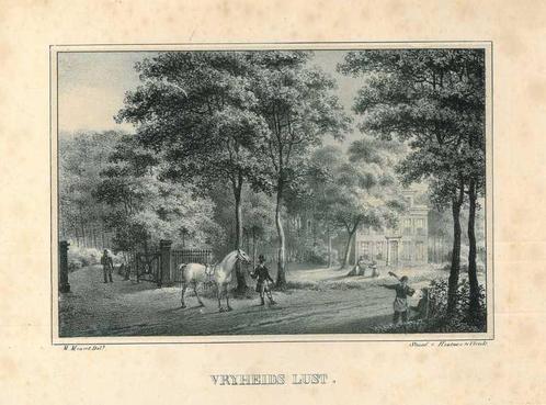 Zicht op De Bilt, Antiek en Kunst, Kunst | Etsen en Gravures