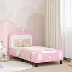 vidaXL Bedframe voor kinderen met hoofdbord Roze 80 x 160 cm, Verzenden, Nieuw