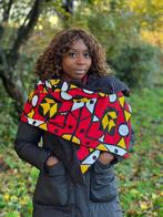 Warme Sjaal met Afrikaanse print Unisex - Rode Samakaka, Nieuw, Ophalen of Verzenden