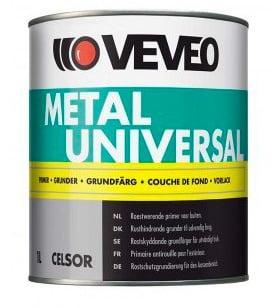 Veveo Metal Universal - ral 7042 - 2,5 liter, Doe-het-zelf en Verbouw, Verf, Beits en Lak, Verf, Overige kleuren, Nieuw, Minder dan 5 liter