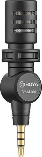 Boya Microfoon By-m110 Condensator Trrs 18 X 72 Mm Zwart, Muziek en Instrumenten, Microfoons, Ophalen of Verzenden, Zo goed als nieuw