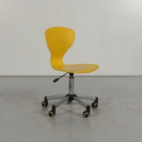 Design werkstoel Ilpospa IKS - Geel - Verrijdbaar, Huis en Inrichting, Bureaustoelen, Ophalen of Verzenden