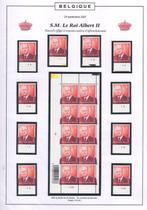 België 2007 - Studieverzameling Z.M. Koning Albert II, met, Postzegels en Munten, Postzegels | Europa | België, Gestempeld