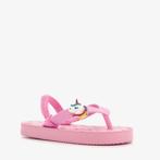 Roze meisjes teenslippers met unicorn maat 23, Verzenden, Nieuw