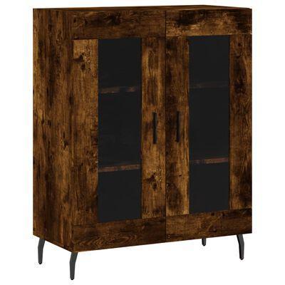VidaXL Dressoir, eiken gerookt, 69.5 x 34 x 90 cm, Diversen, Overige Diversen, Ophalen