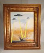 Fictional World (1980) - Banksy´s Glowing UFO Invasion, Antiek en Kunst