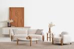 Lina® - Fabio Bankstel - 3+2+1, Huis en Inrichting, Banken | Bankstellen, Hout, Verzenden, Nieuw, Industrieel
