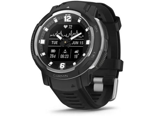 Garmin Instinct Crossover - Standard Edition, Zwart, Huis en Inrichting, Woonaccessoires | Overige, Zo goed als nieuw, Verzenden