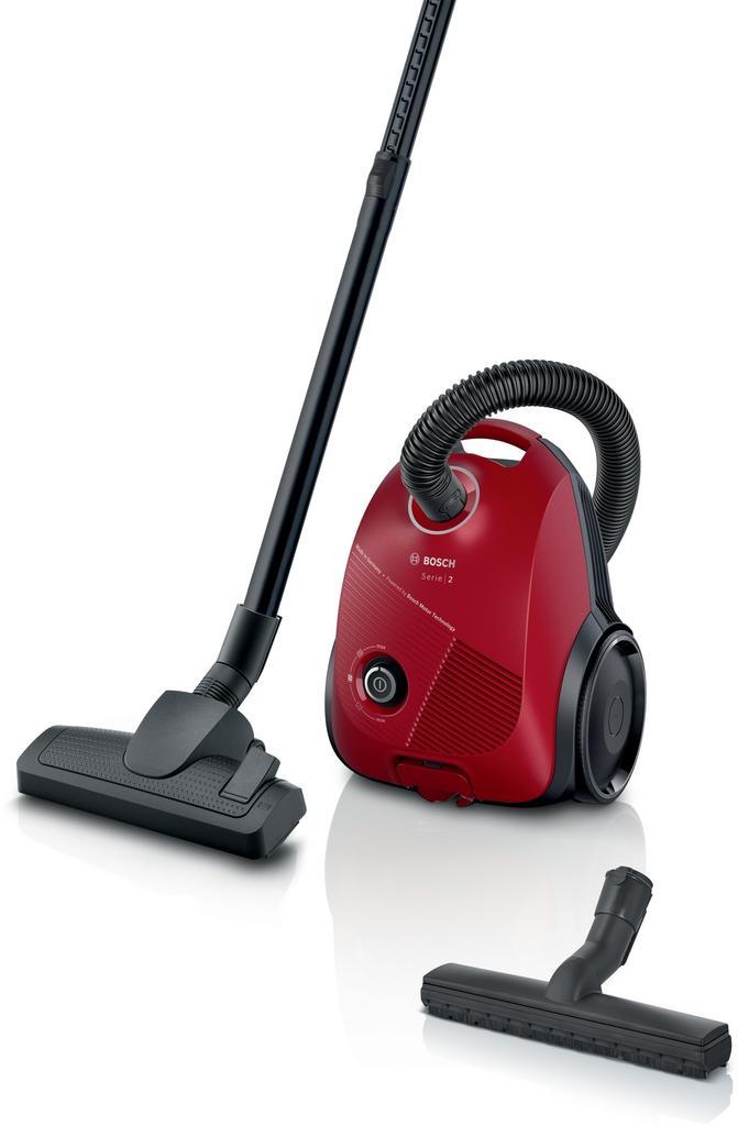 Bosch BGBS2RD1H stofzuiger - rood, Witgoed en Apparatuur, Stofzuigers, Stofzuiger, Nieuw, Stofzak, Minder dan 1200 watt, Verzenden