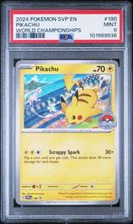 PSA 9 | Pikachu World Championshiops | SV Black Star Promo, Hobby en Vrije tijd, Verzamelkaartspellen | Pokémon, Ophalen of Verzenden