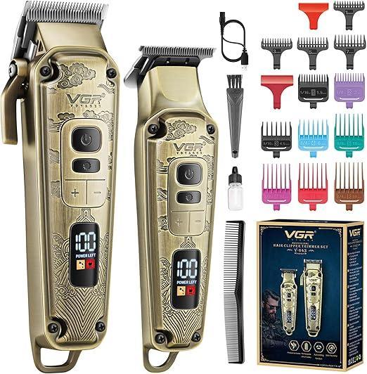 Draadloze Baard - Haar en Grooming Trimmer Set - LED, Sieraden, Tassen en Uiterlijk, Uiterlijk | Gezichtsverzorging, Nieuw, Verzenden