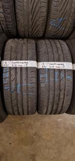 2x 215-40-17 Continental Zomer 5.5mm €40 Per Band 215 40 17, Ophalen, 17 inch, Band(en), Personenwagen