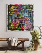 Mikko (1982) - Abstract Lettering On Graffiti Background -