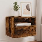 vidaXL Tv-wandmeubels 2 st 40x30x30 cm bewerkt hout gerookt, Huis en Inrichting, Kasten | Televisiemeubels, Verzenden, Nieuw, Overige houtsoorten