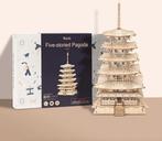 Robotime Japan Five storied Pagode Houten Modelbouw Minia..., Verzenden, Nieuw
