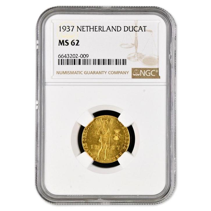 Gouden Dukaat Wilhelmina 1937, Postzegels en Munten, Munten | Nederland, Verzenden
