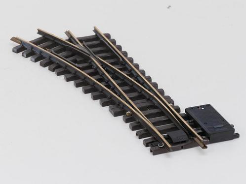 LGB 16150 Elektr.Weiche,links, R3,22.5Grad (Messing, Wissel), Hobby en Vrije tijd, Modeltreinen | Overige schalen, Rails, Gebruikt