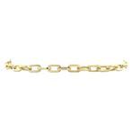 Gouden anker armband 20 cm 14 karaat, Verzenden, Zo goed als nieuw, Goud, Goud