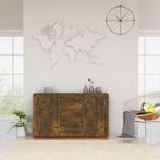 vidaXL Dressoir 120x36x69 cm bewerkt hout gerookt, Huis en Inrichting, Kasten | Dressoirs, 100 tot 150 cm, Verzenden, Nieuw, 25 tot 50 cm
