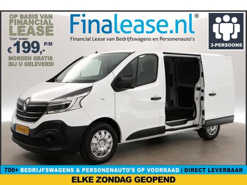 Renault Trafic 2.0 dCi T29 L1H1 Airco Cruise 3Pers €199pm, Auto's, Bestelauto's, Lease, Handgeschakeld, Diesel, Renault, Wit, Verzenden