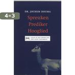 Spreuken Prediker Hooglied 9789043512091 Jos Douma, Boeken, Verzenden, Gelezen, Jos Douma