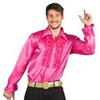 Ruffle Blouse Heren Roze, Verzenden, Nieuw