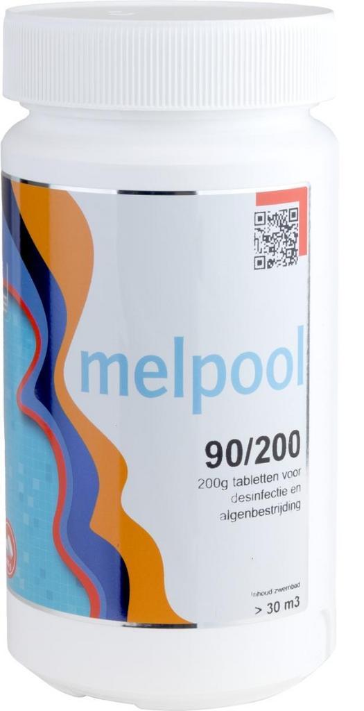 Melpool grote chloortabletten 200 grams 1 kg, Tuin en Terras, Zwembad-toebehoren, Overige typen, Nieuw, Verzenden