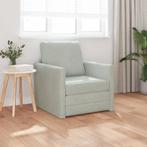 vidaXL Slaapbank vloermodel 1-persoons 74x77x81 cm fluweel, Verzenden, Nieuw, Stof