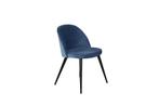 Eetkamerstoel - Nina - Blauw - Fluweel - Jörn, Huis en Inrichting, Stoelen, Verzenden, Nieuw