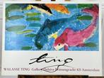 Walasse Ting - Koi Fish (Mostra alla Gallery Delaive,