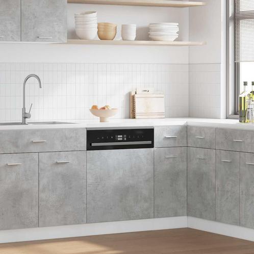 vidaXL Vaatwasserpaneel Lyon 45x3x67 cm betongrijs, Huis en Inrichting, Keuken | Keukenelementen, Grijs, Nieuw, Verzenden