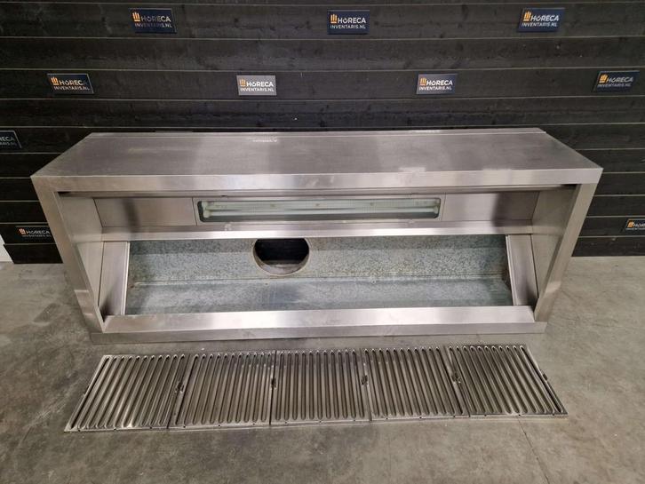 Afzuigkap | inductiekap | doosmodel | RVS | 280 cm, Zakelijke goederen, Horeca | Keukenapparatuur, Gebruikt, RVS Meubilair